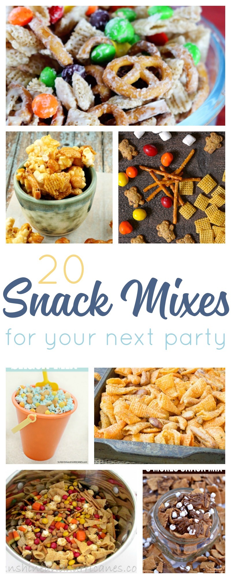 These 20 scrumptious snack mix recipes are simple to make and perfect for your next party. Christmas snack mix, Halloween snack Mix and Many More. 