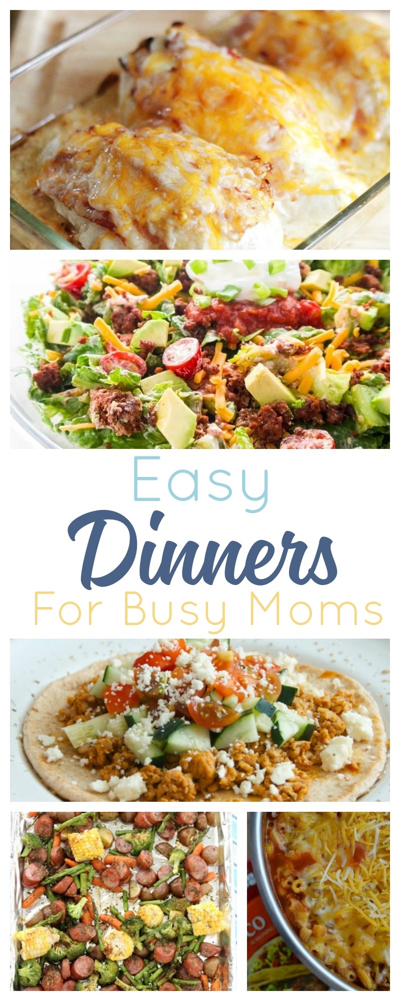 20 Fast Dinners for Busy Families. Easy meals to get everyone fed with recipes even picky kids wills love. 