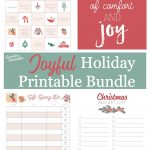 Joyful Holiday Printable Bundle