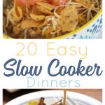 These 20 easy slow cooker recipes take dinner from difficult to done for busy families.