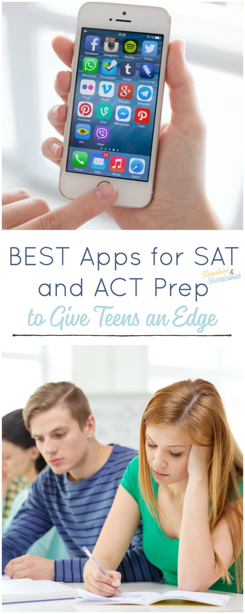 give your teen an edge in the competitive college application process by helping them get ready for the SAT and ACT with these apps for SAT and ACT prep