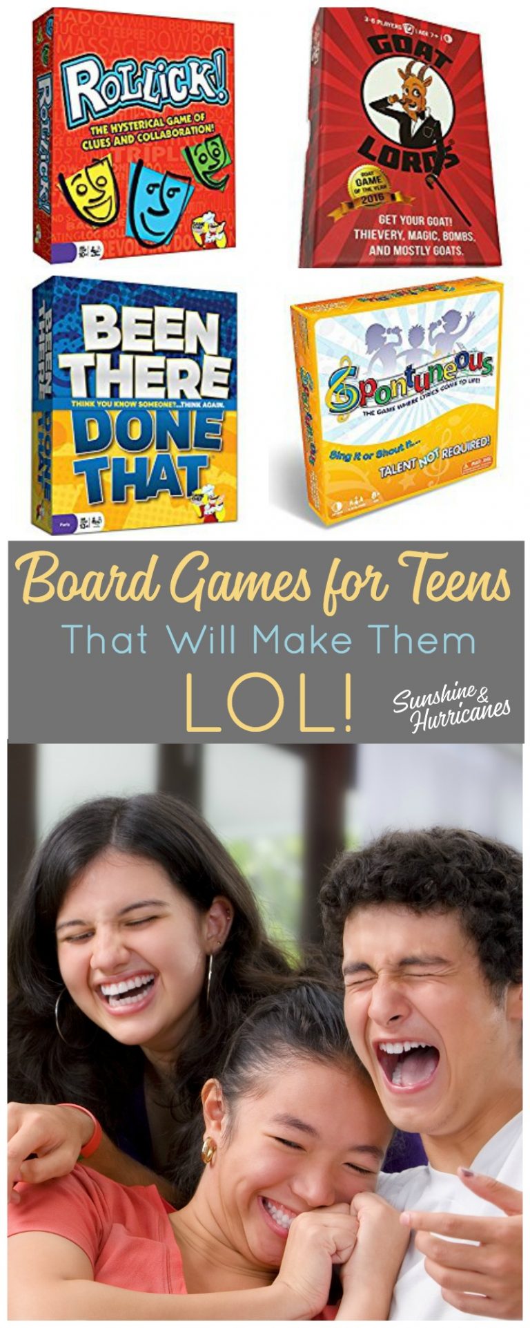 Board Games For Teenagers (and tweens) To Make Them LOL