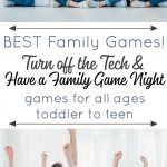 Best Family Games - Board Games for Toddlers to Board Games for Teens. Fun for the whole family to get you off your tech and bringing family game night back!