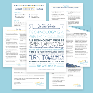 Family Technology Resources Printables Bundles