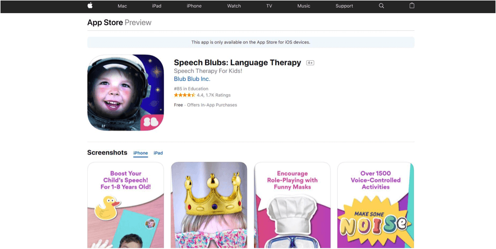 Speech Blubs Language Therapy. Language Apps for Kids