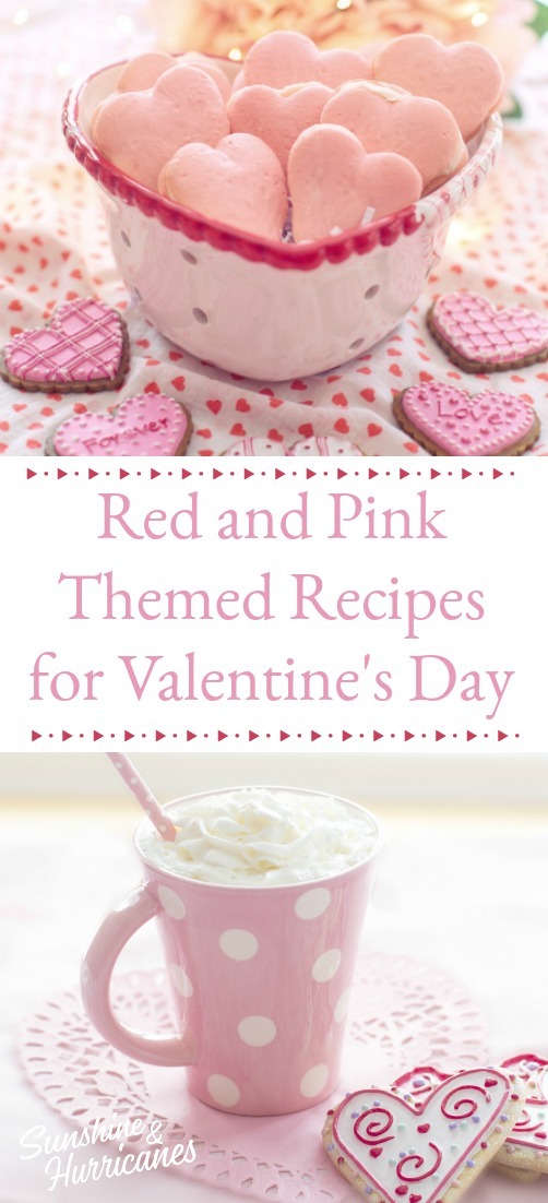 Red and Pink Themes Valentine's Day Recipes