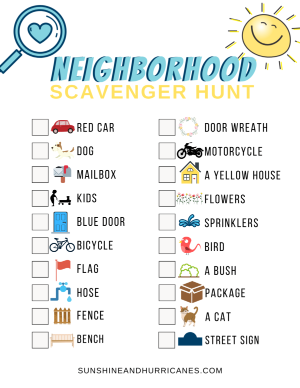 Printable Scavenger Hunt For Kids Set - Image 2
